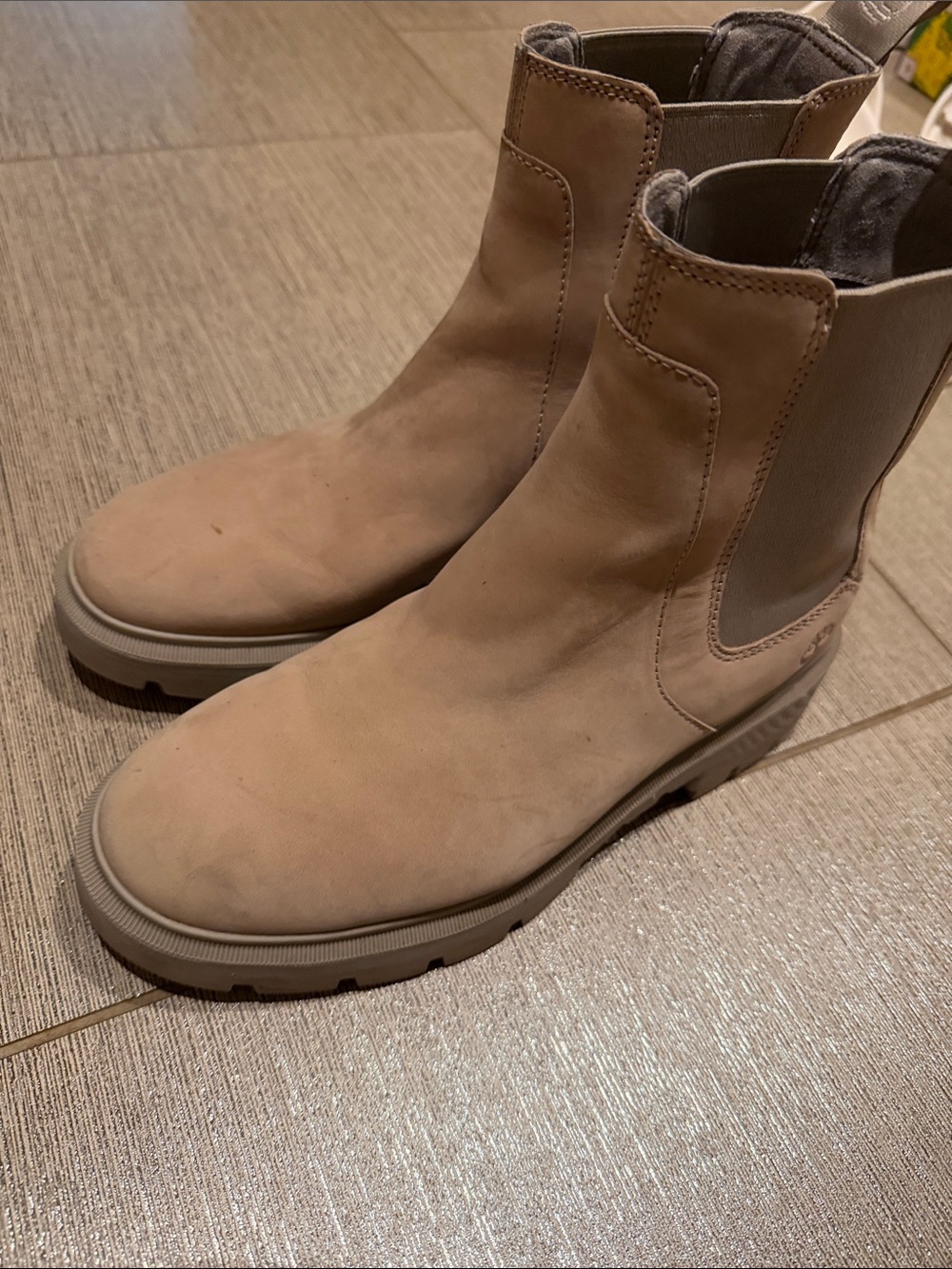 Timberland Women's Taupe Chelsea Booties